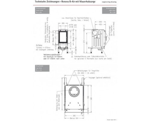 Каминная топка Spartherm Renova B-Air