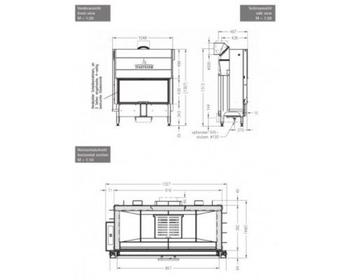 Каминная топка Spartherm Varia Ah 4S 2