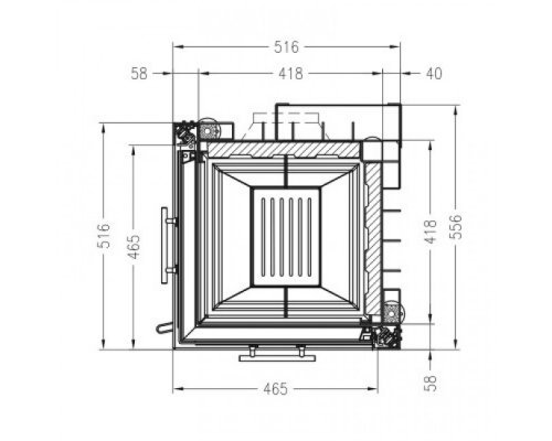 Каминная топка Spartherm Mini 2LRH 4S