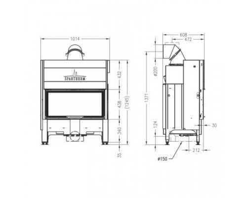 Каминная топка Spartherm Varia Ah 4S
