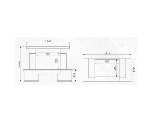 Каминная облицовка Stimlex Seon Emperador EWF