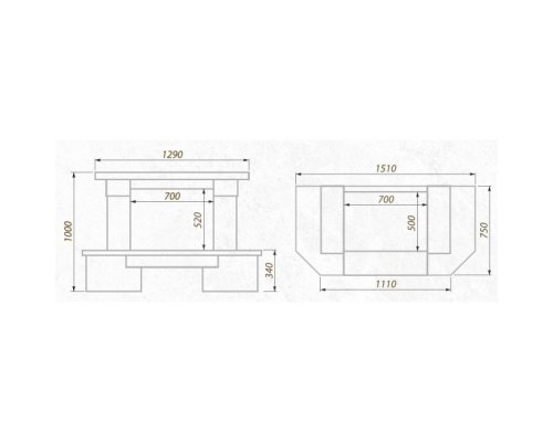 Каминная облицовка Stimlex Damask Emperador EWF