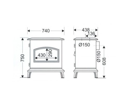Отопительная печь Supra Alsace 3 Supratherm