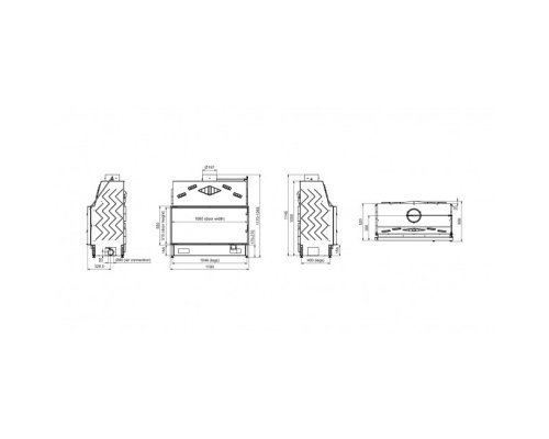 Каминная топка Technical PanTech 110 EVO