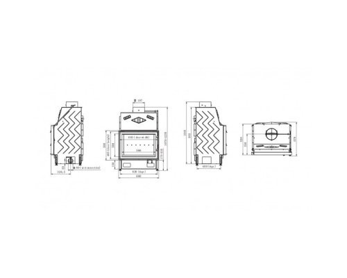 Каминная топка Technical PanTech 68 EVO