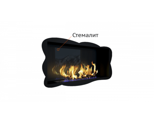Стемалит для Биокамина ZeFire угловой Standart 1100 левый/правый