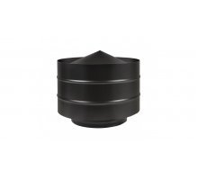 Дефлектор Везувий BLACK (AISI 430/0,5мм) d=115x200