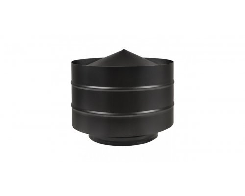 Дефлектор Везувий BLACK (AISI 430/0,5мм) d=115x200