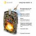 Чугунная печь для бани Везувий Легегда  Русский Пар Ковка 18 (270)